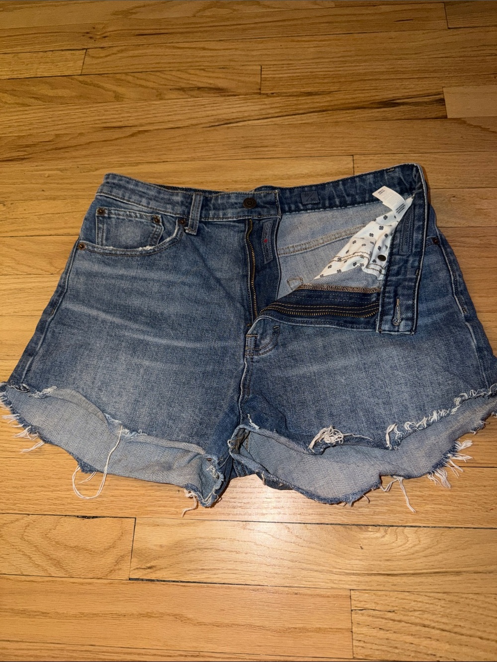 Lucky Brand lucky pins Denim Cutoff Shorts - Women's
